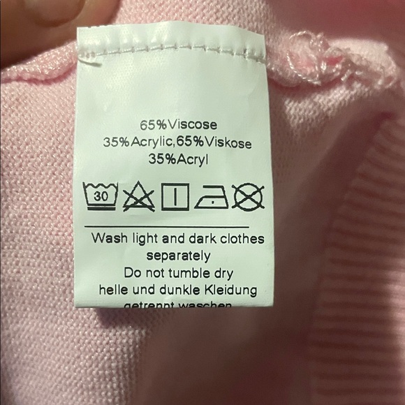 Grace Karin Soft Pink Long Cardigan - Picture 6 of 6